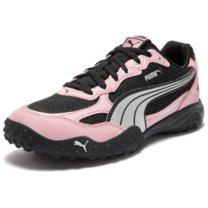 Baskets Puma Rollcat noires et roses 40878405