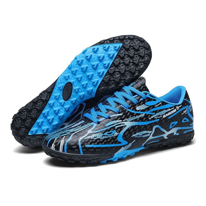 Neue Herren-Fußballschuhe TF Sport Trainings-Soccer-Schuhe, weich, ultraleicht, atmungsaktiv, professionelle Unisex-Sneaker, Rasen-Stollenschuhe für Matches