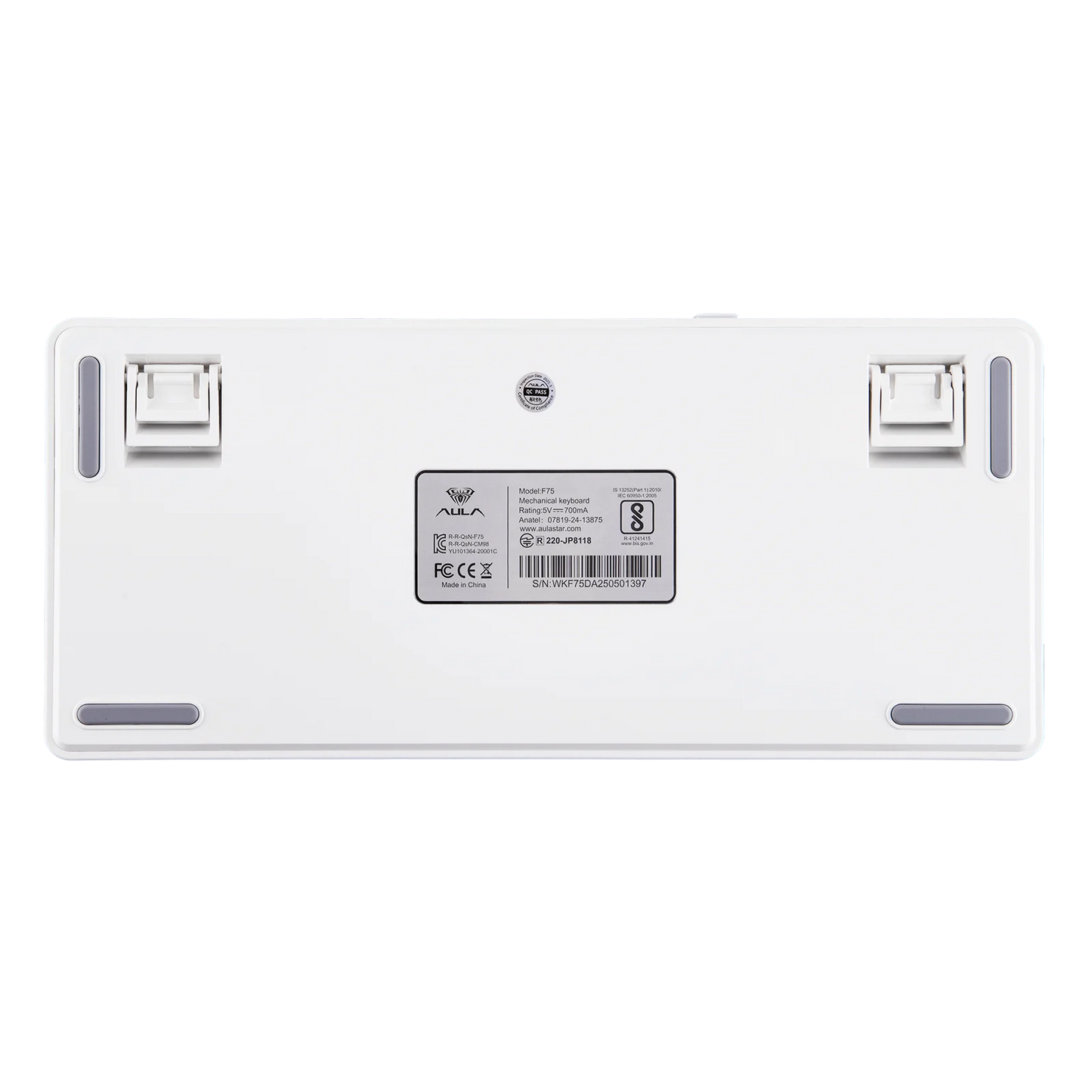 ISO-DE Layout EPOMAKER X AULA F75 75% German QWERTZ Hot-Swap Gasket Wired/Bluetooth/2.4G Wireless Mechanical Keyboard Knob/RGB