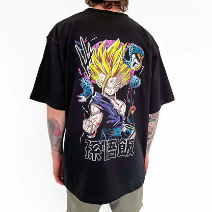Dragon Ball Z Print Short Sleeve Cotton T-Shirt Son Goku Vegeta Men Women Clothes Harajuku Y2k Tee Vintage Summer Streetwear