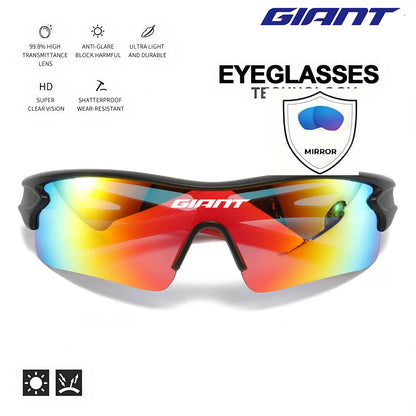 giant cycling Glasses UV400 Protection HD Lenses Lightweight Frame For Men Women Road Mountain Bike Riding climbing and fishing