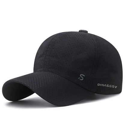 1 piece of summer quick drying mesh breathable outdoor sports duckbill cap for men and women sun shading baseball cap