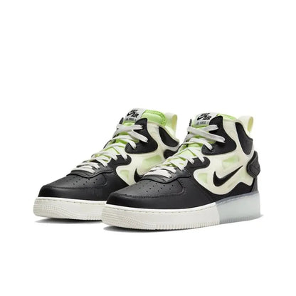 Nike Air Force 1 Stylish and Versatile Unisex Mid-Top Skate Shoes Slip-Resistant and Durable Casual Shoes FN4274-100
