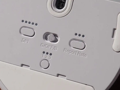 Ratón ergonómico inalámbrico Keychron M5 óptico con tasa de sondeo 8K, 2.4GHz y Bluetooth, Type-C, sensor 3950