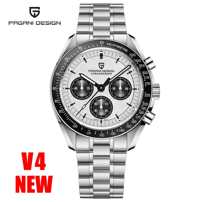 2026 New PAGANI DESIGN Mens Watches Quartz Speed Sports Chronograph Watch For Men Waterproof Luminous AR Sapphire Man Gift Clock