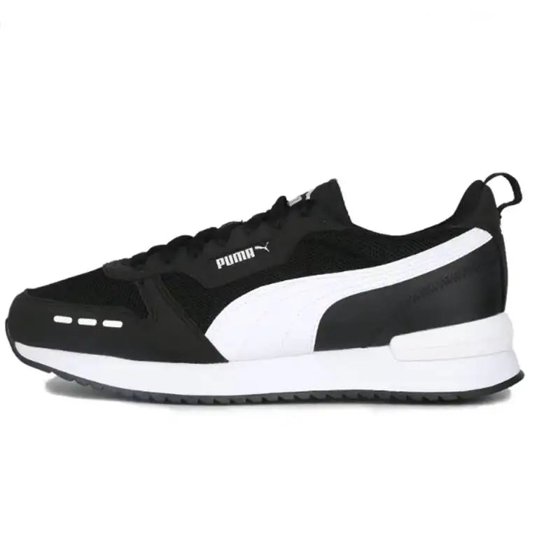 Puma 373117-01 – baskets décontractées rétro unisexes, noires et blanches, chaussures de marche respirantes en maille légère pour la rue et l'extérieur au quotidien