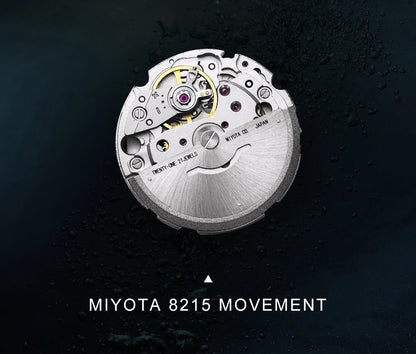 NEW 2026 CADISEN AQUA DIVER Brand Luxury Men Watches Automatic Watch Japan 8215 100M Waterproof Luminous Mechanical Wristwatch