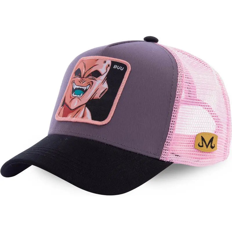 Dragon Ball Styles Anime Son Goku Bomuld Ny baseballkasket til mænd og kvinder Hip Hop Far Justerbar mesh-kasket Trucker-kasket