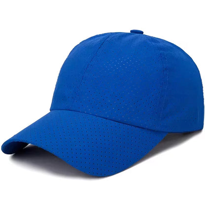 Mütze Herren Frühjahr/Sommer einfarbige Netzmütze Baseballmütze Damen Herbst Koreanische Ausgabe Sonnenschutzmütze Netz atmungsaktive Schirmmütze
