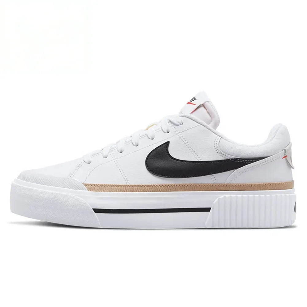 Nike Court Legacy: suela con diseño para aumentar la altura, amortiguación cómoda y antideslizante, zapatillas deportivas duraderas FZ2606-100