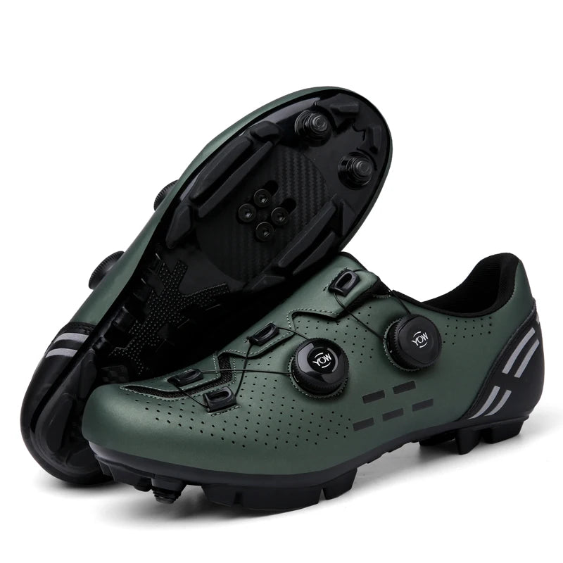 Hochwertige Fahrradschuhe für Herren, SPD, selbstverriegelnd, Rennrad-Sportschuhe, MTB-Mountainbike-Schuhe für Damen, rutschfeste Fahrradschuhe 36-47