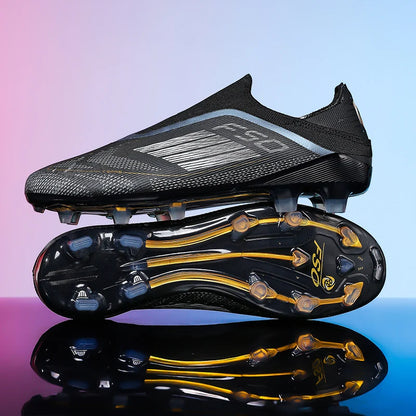New Men Football Boots ComfortableSoccer Shoes Match Training Boys Non Slip Long Spikes Breathable Adult Cleats Outdoor Sport