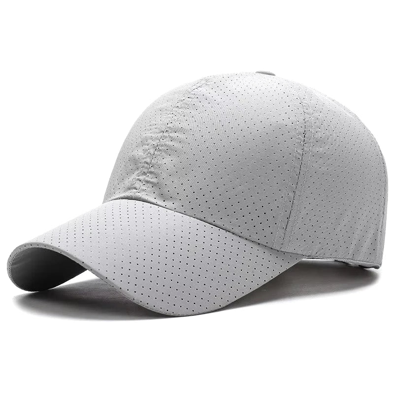 Mütze Herren Frühjahr/Sommer einfarbige Netzmütze Baseballmütze Damen Herbst Koreanische Ausgabe Sonnenschutzmütze Netz atmungsaktive Schirmmütze