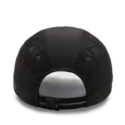 Unisex SPORTS med bogstavtryk, hurtigtørrende baseballkasket, solhatte, udendørs sommerkasketter i åndbart net, solskærmkasketter, baret, visir, golfhat