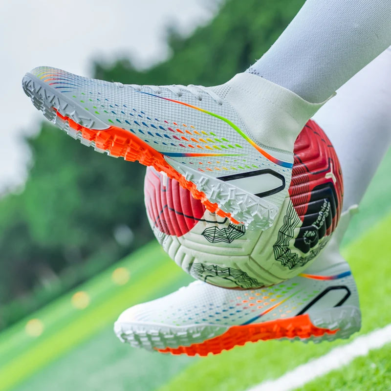Men's Football Boots Professional Turf Futsal Match Grass Unisex Outdoor Training Soccer Shoes Soccer Cleats Non-slip Breathable