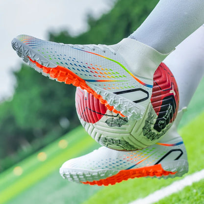 Men's Football Boots Professional Turf Futsal Match Grass Unisex Outdoor Training Soccer Shoes Soccer Cleats Non-slip Breathable