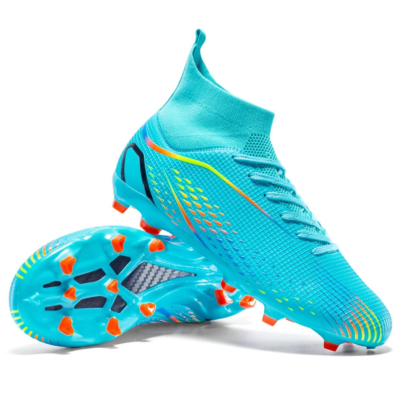 Men's Football Boots Professional Turf Futsal Match Grass Unisex Outdoor Training Soccer Shoes Soccer Cleats Non-slip Breathable