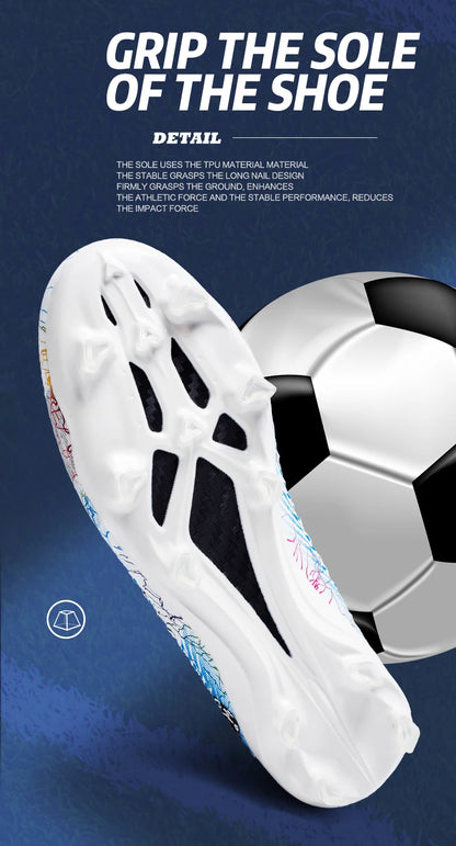 Men's Soccer Shoes Kids Football Boots Women Professional Soccer Cleats Antiskid Chaussure TF/FG Outdoor Athletic Football Shoes