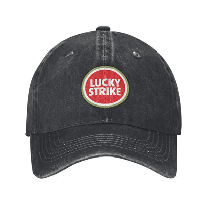 Lucky Strike Letters Troye Sivan Music Sport Retro Cowboy vyprané bejzbalové čiapky pánske džínsové streetové čiapky Tide na turistiku pánske čiapky typu „dad cap“