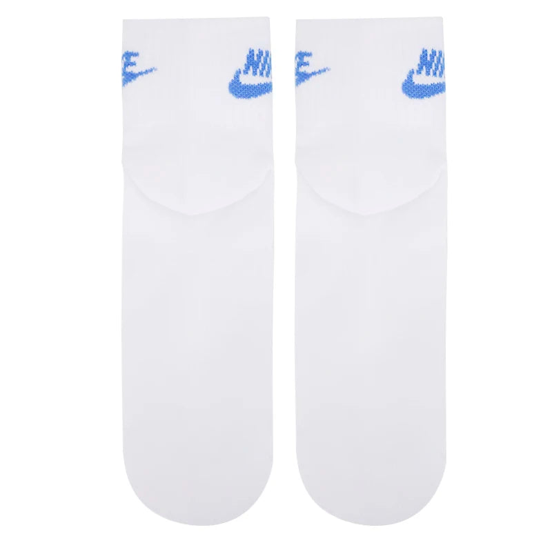 Calcetines Nike para hombre, calcetines para mujer, calcetines informales, calcetines de baloncesto a la moda, calcetines finos, calcetines deportivos cómodos y transpirables (3 pares) Dx5074-911