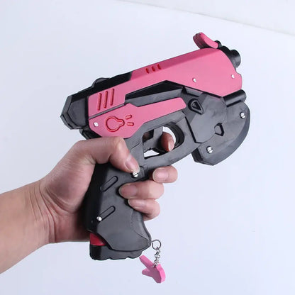 Herní pistole Overwatch D.Va Hana Song DVA jako cosplay rekvizita, sluchátková zbraň, hračka a doplněk na Vánoce, Halloween a večírky