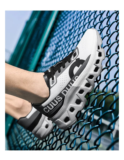 Herren-Laufschuhe Offroad-Schuhe Dämpfende Jogging-Schuhe Rutschfeste atmungsaktive Mesh-Luxusschuhe Outdoor-Paar-Trainer Renn-Sneaker