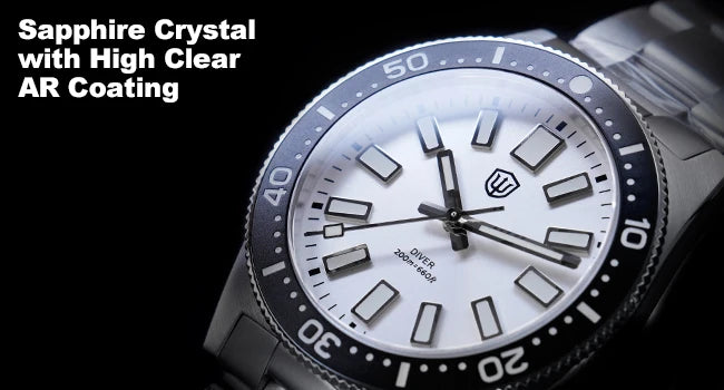 Watchdives Wd1965 V2 Fashion Quartz Wristwatches Vh31 Sapphire Man Watches Luxury Stainless Steel 200M Waterproof Diver Watch