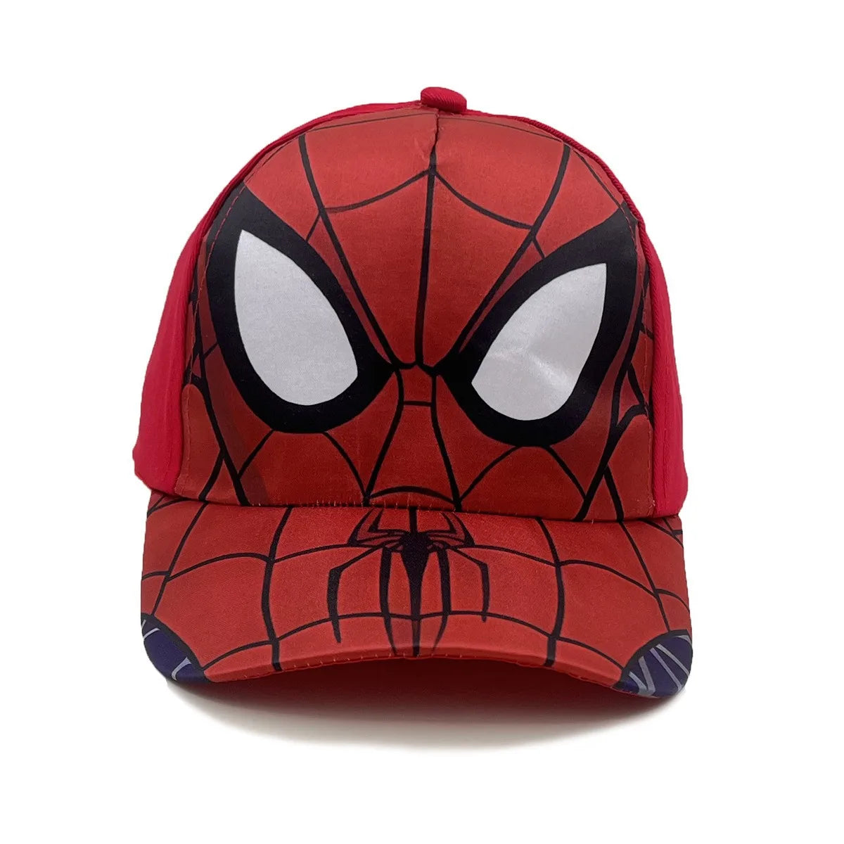 Marvel Spider-Man anime-figur baseballkasket, børnekasket med skygge, bomuld og polyester, hovedbeklædning til alle årstider, solbeskyttelse, gaver