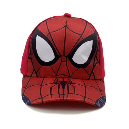 Marvel Spider-Man anime-figur baseballkasket, børnekasket med skygge, bomuld og polyester, hovedbeklædning til alle årstider, solbeskyttelse, gaver