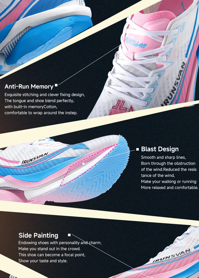 2025 Carbon-Platten-Marathonlaufschuhe Professional Test; stabile Unterstützung, ultraleichte Bounce-Schuhe Unisex 088