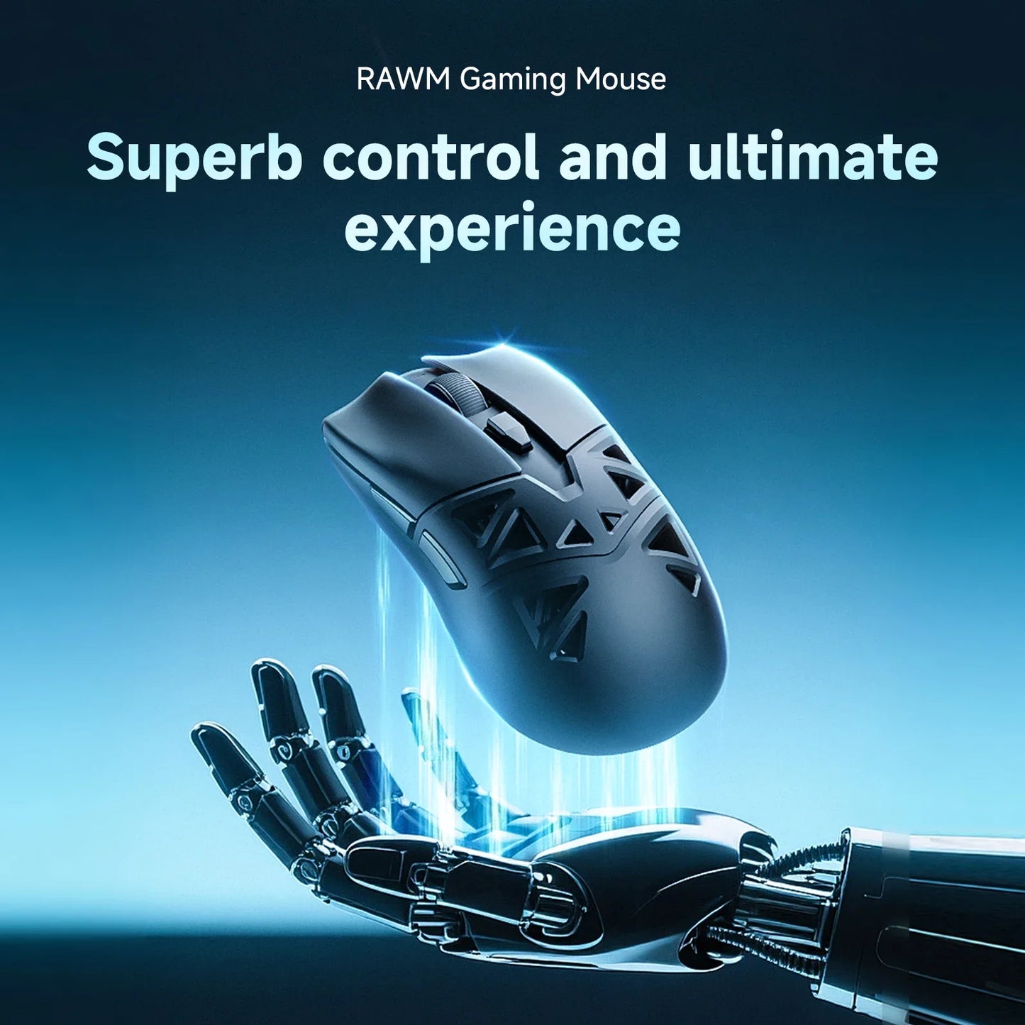 RAWM SL01C Wireless Lightweight Gaming Bluetooth Mouse Tri-Mode E-sports Gamer Mini Hollow PAW3311 PC Laptop Office Accessories