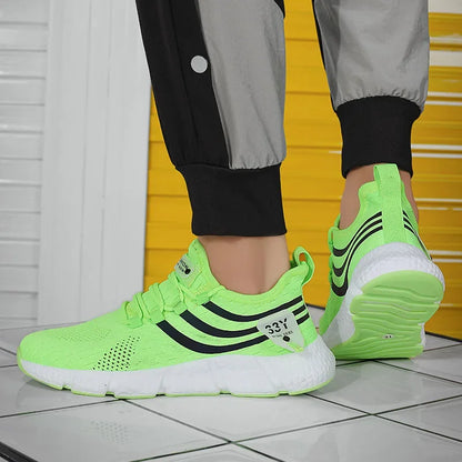 Sports Men's Shoes Spring and Autumn Breathable Casual Running Shoes Lightweight Walking Couple Shoes Men's Spirit Women's Shoes