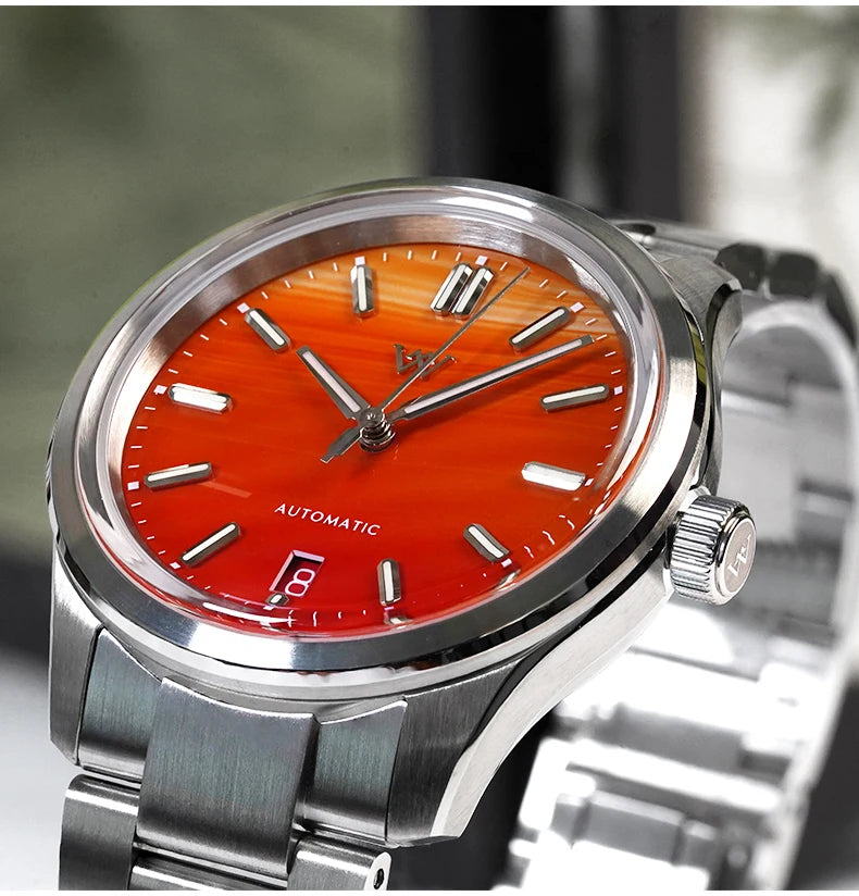 WM Watch Automatic Mechanical Watch Gemstone Series NH35 100M Water Resistant AR Coated Sapphire Welly Merck Man Watches WM225