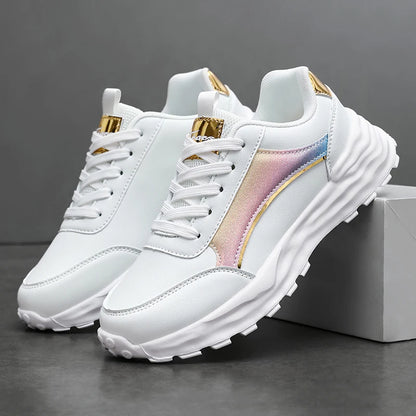 New Summer Fashionable Womens Sports Shoes Versatile Lightweight and Durable Running Shoes Shock-absorbing Daily Walking Shoes