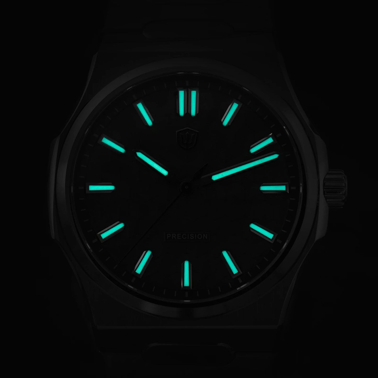 Watchdives WD0016 Super Black Men Watch Ultra Light-Absorbing Dial VH31/VH60 Sweep Second Quartz Movement Stainless Steel Watch