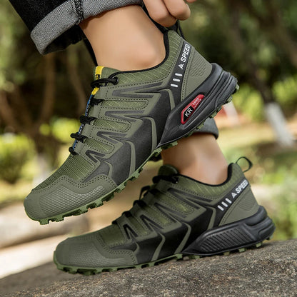 Men's Hiking Shoes Waterproof Non-slip Hiking Hiking Sports Shoes Camping Training Hunting Tactical Shoes Men's Cycling Shoes