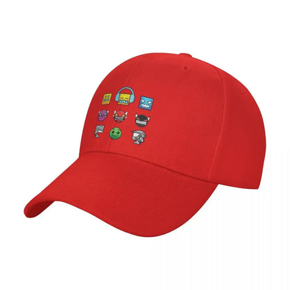 Geometry Dash Baseball Cap Unique hats tactical cap Golf Cap Ladies Men's