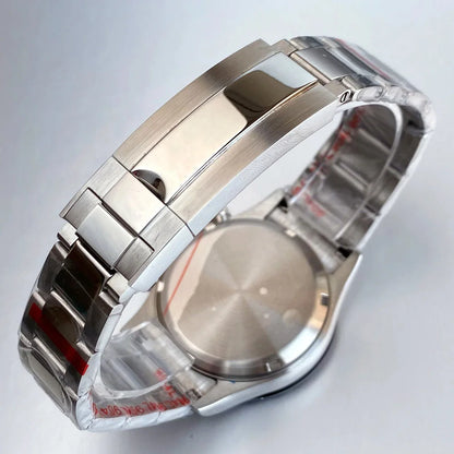 Reloj de lujo para hombre VK63 con movimiento de cuarzo, cronógrafo de negocios, 39mm, acero/oro rosa, fecha, esfera luminosa y cronógrafo completo