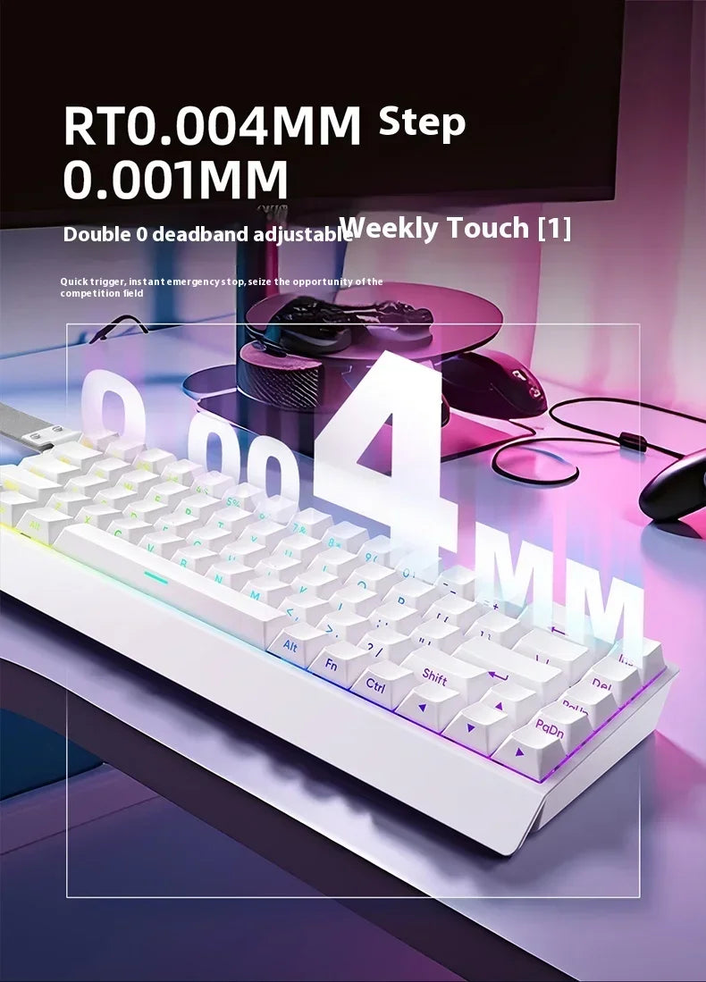IROK Carotmas Mercury68 Max mars68 pro Mercury 68 teclado mecánico magnético gaming Rapid Trigge 0.001 8K con cable para gamers