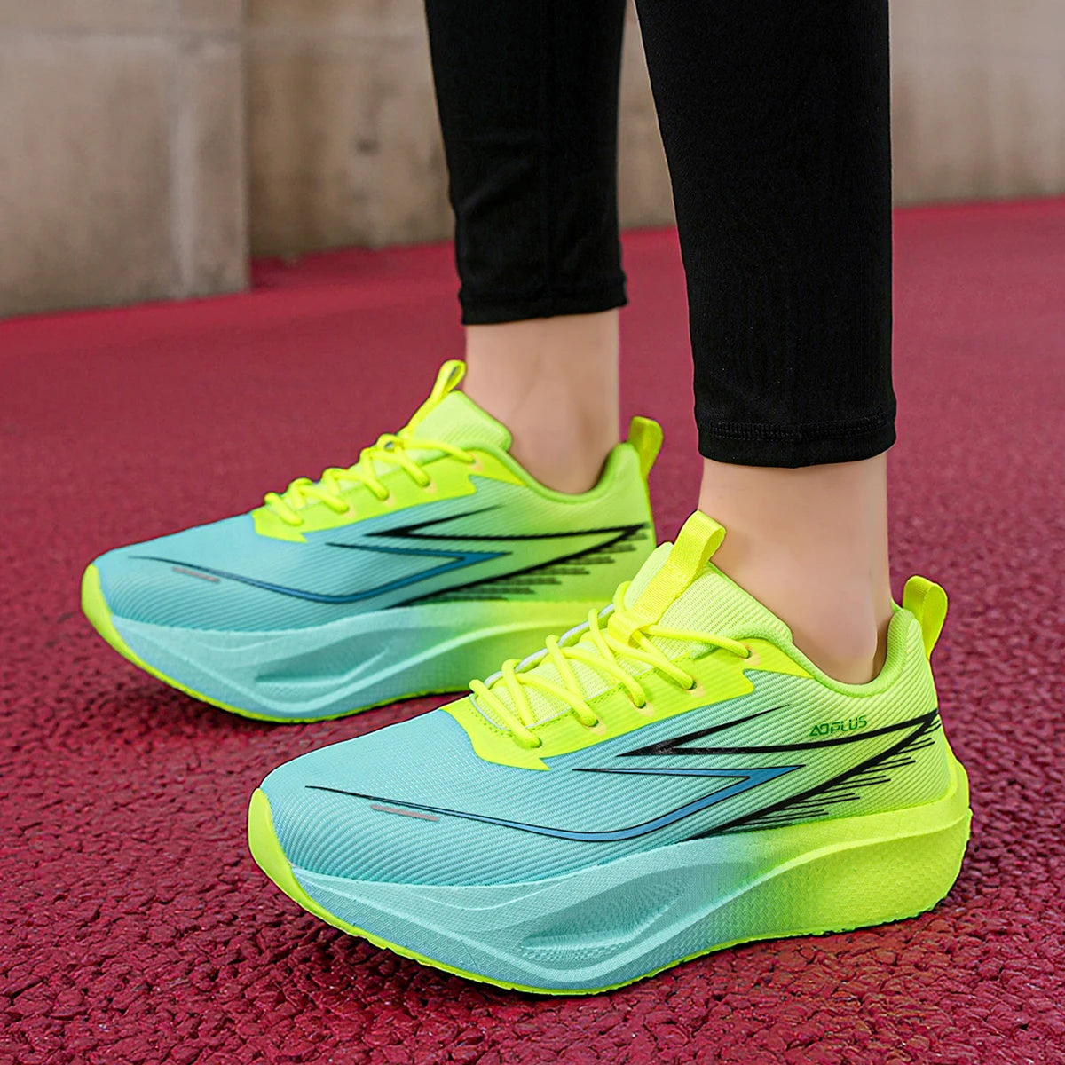 Zapatillas deportivas unisex de malla transpirable, modernas y profesionales, para running y fitness al aire libre, cómodas, con cordones, para hombre