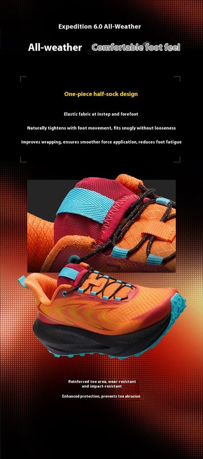 BMAI Outdoor Men's Sports Shoes Breathable Men Sneakers Lightweight Mountain Running Shoes for Men Cushion Trail Jogging Sneakers