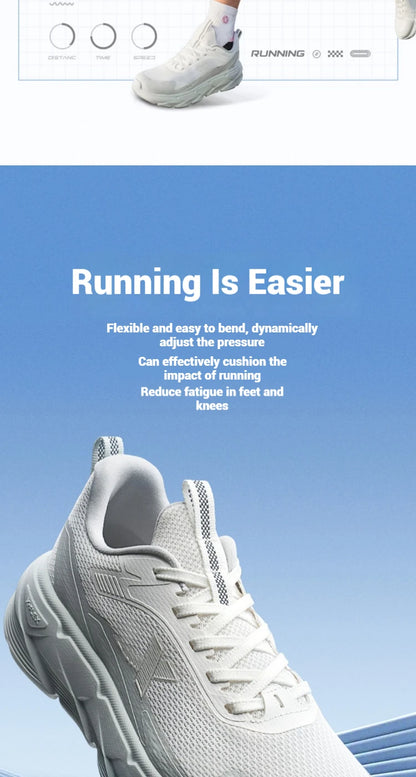 Xtep Light Joy 2 Women's Running Shoes 2025 Spring Shock-Absorbing Non-slip Wear-Resistant Lightweight Sports Shoes 875118110015
