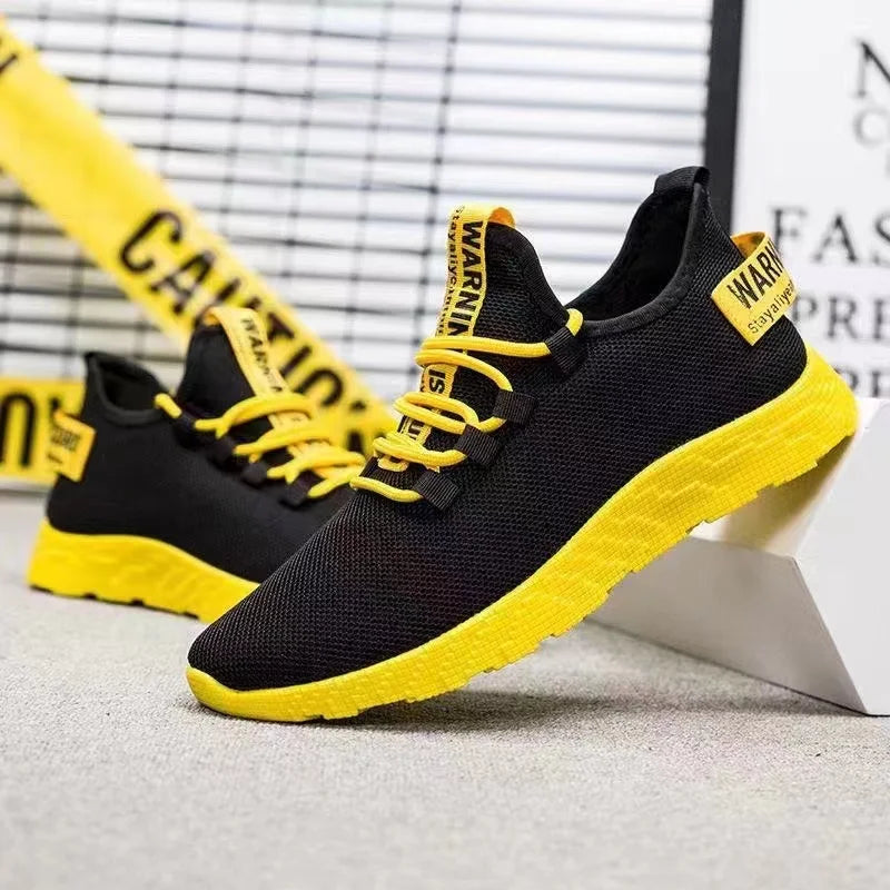 Męskie sneakersy casualowe, lekkie sportowe buty z siateczki na lato, męskie buty outdoorowe z miękką podeszwą, oddychające, wygodne, modne buty do biegania