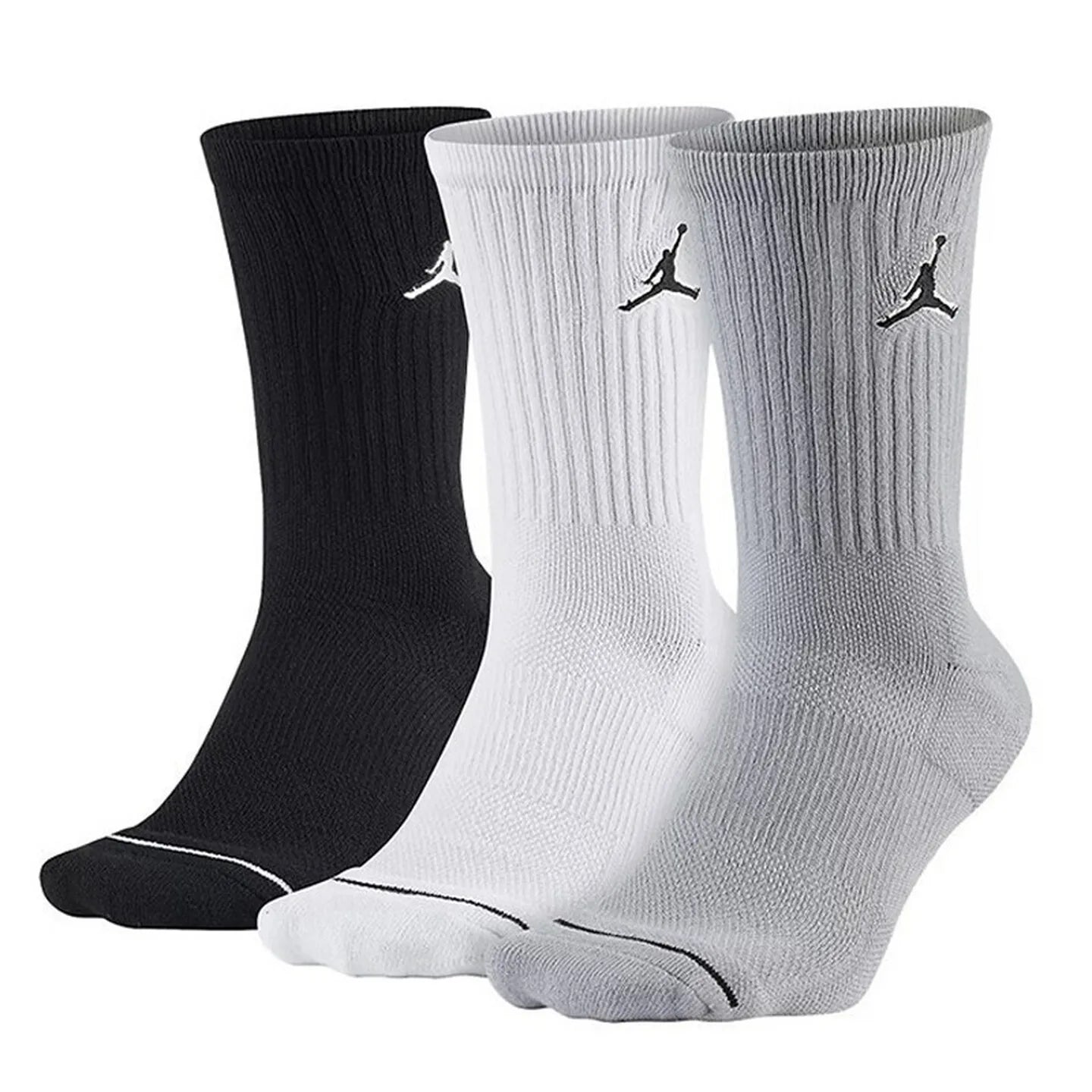 Nike Fashionable Casual Men's and Women's Sports Socks (Comfortable and Breathable) 3-Pack DH3822-902