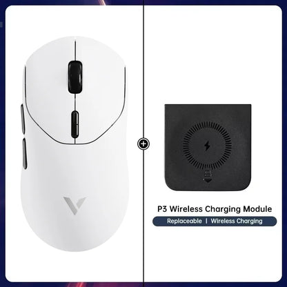 Rapoo VT2 MAX Wireless E-sports Gaming Mouse with 8K Polling Rate Optical Sensor Ergonomic Design 53g Lightweight for PC Latop