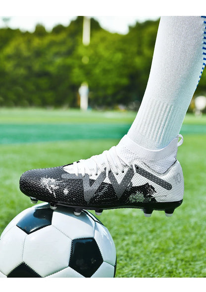 Chaussures de football pour hommes, crampons de terrain professionnels, résistants, décontractés, antidérapants, de haute qualité.