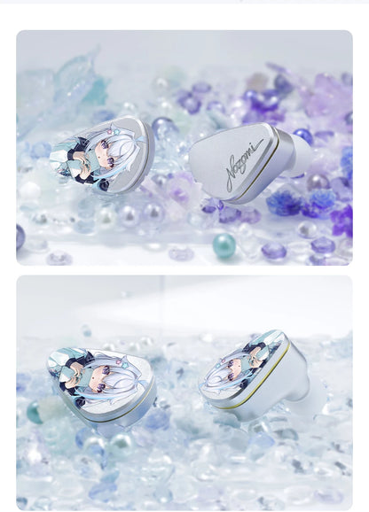 CVJ NOZOMI 2DD+1PD New Planar In-Ear Earphones Interchangeable Panel Nozzle 3 Unit Earbuds for Music And Gaming