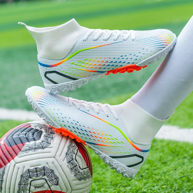 Men's Football Boots Professional Turf Futsal Match Grass Unisex Outdoor Training Soccer Shoes Soccer Cleats Non-slip Breathable