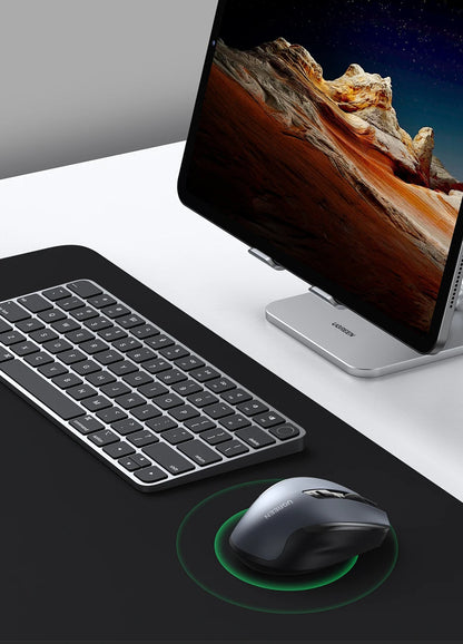 UGREEN Wireless Mouse Ergonomic Mouse 2.4GHz 4000 DPI Silent 6 Buttons For MacBook Tablet Laptop PC Mute Mice Quiet 2.4G Mouse