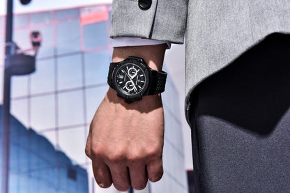 PAGANI DESIGN Men's Watches Luxury Rose Gold Sport Chronograph Japan VK64 Quartz Watch For Men Fluororubber Strap Wristwatch Men